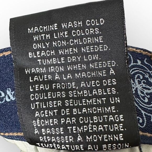 Style & Co Jeans Pencil Skirt with button closure women's size 14 Blue denim - Picture 6 of 6